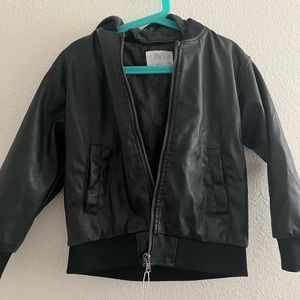 Brand New Zara Boys Leather Jacket
